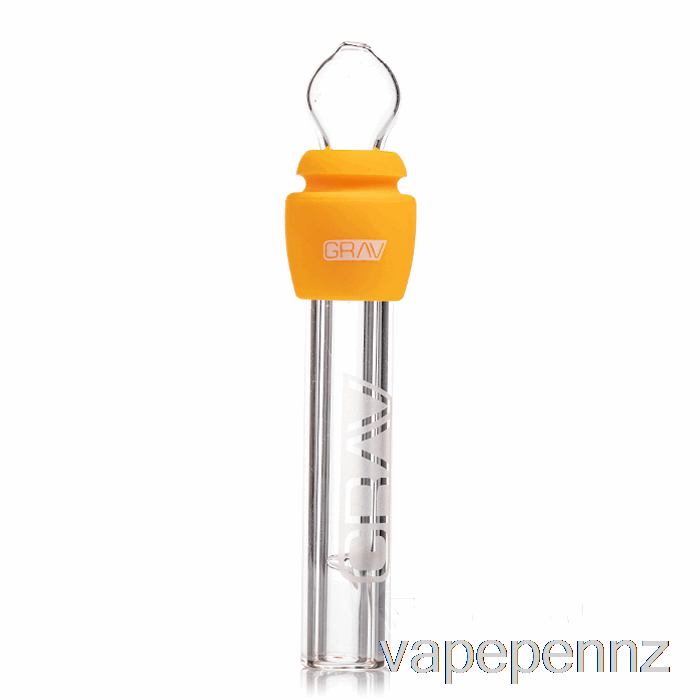 GRAV Glass Blunt with Silicone Mustard Yellow VAPE NZ